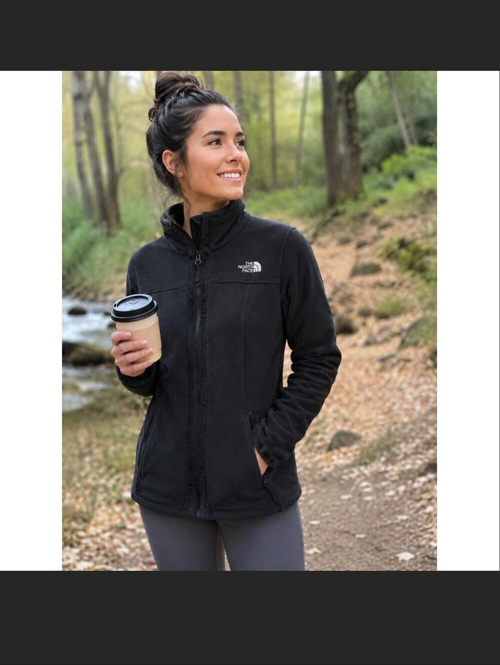 The North Face Morningside Women's Black Teddy Fleece Jacket
